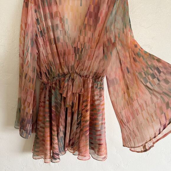 MISA Los Angeles Kaia Dress- in Disco Matrix Size S NWOT - Picture 4 of 11